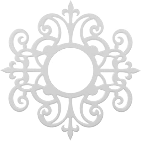 Ekena Millwork Dijon Architectural Grade PVC Pierced Ceiling Medallion, 40"OD x 13"ID x 1"P CMPP40DI